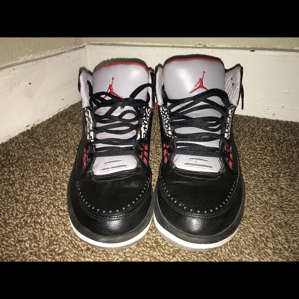 Men’s jordan 2.5 black cement size 10